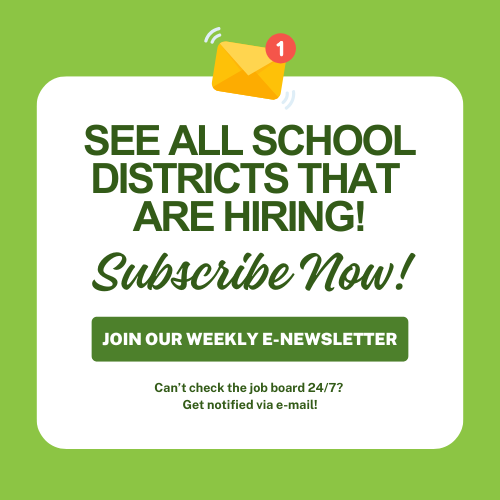 Teacher Job Board e-newsletter
